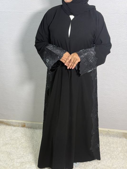 G044  Black Abaya Set