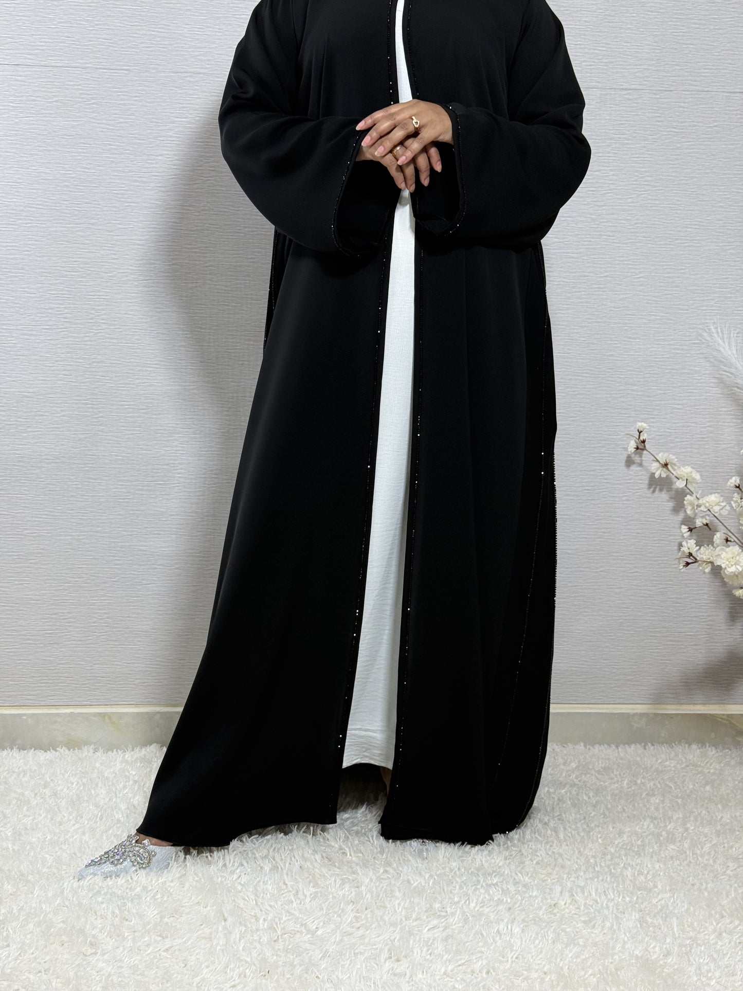 G050 Black Abaya Set