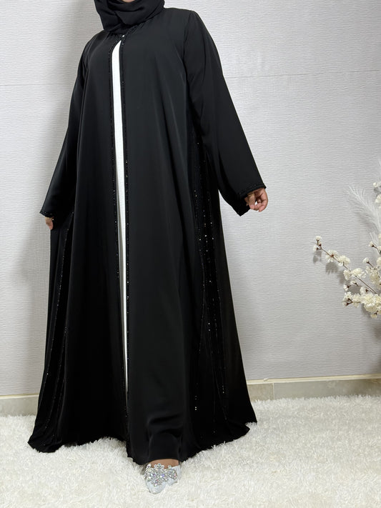 G050 Black Abaya Set