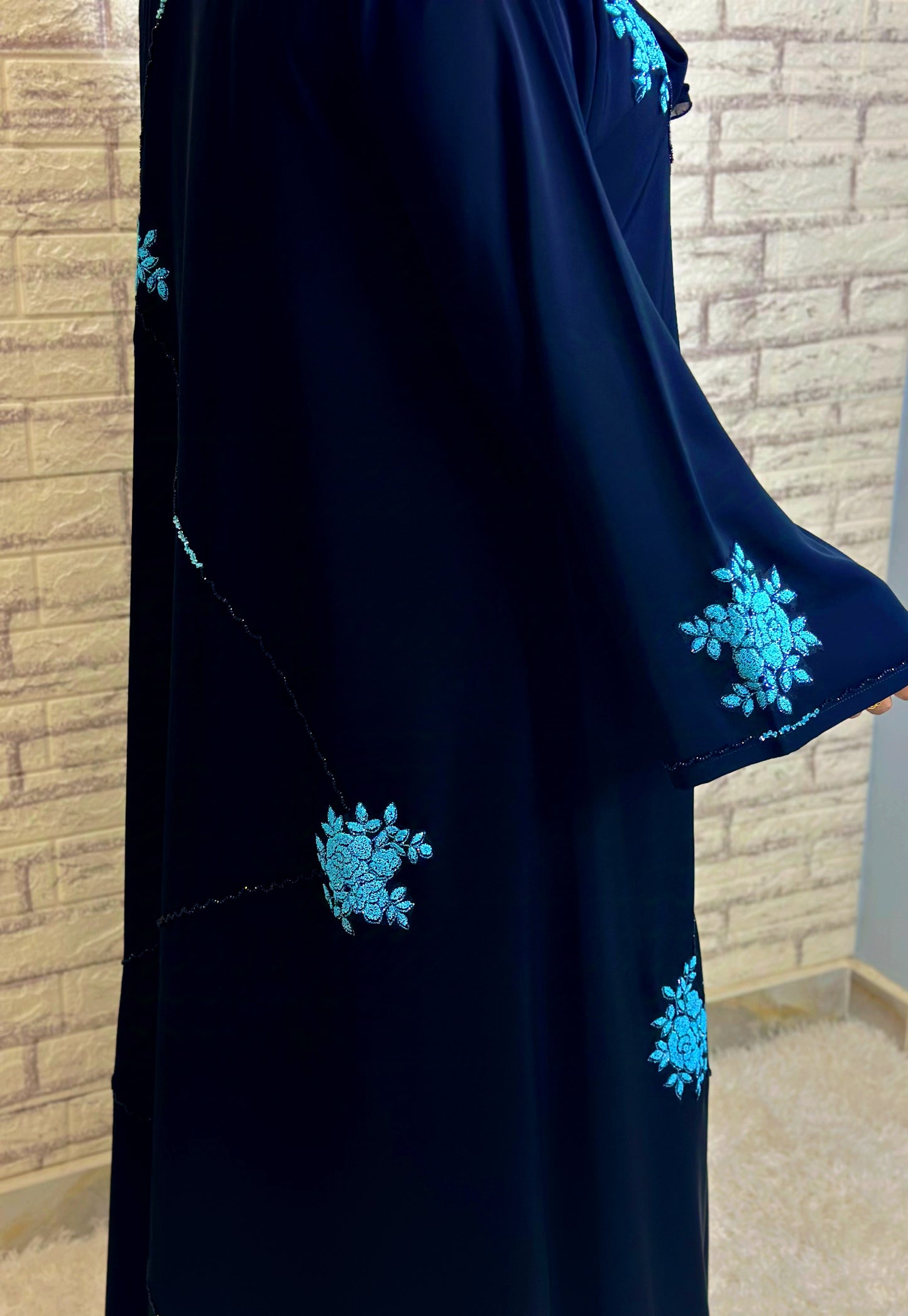 G002 Black Abaya Set