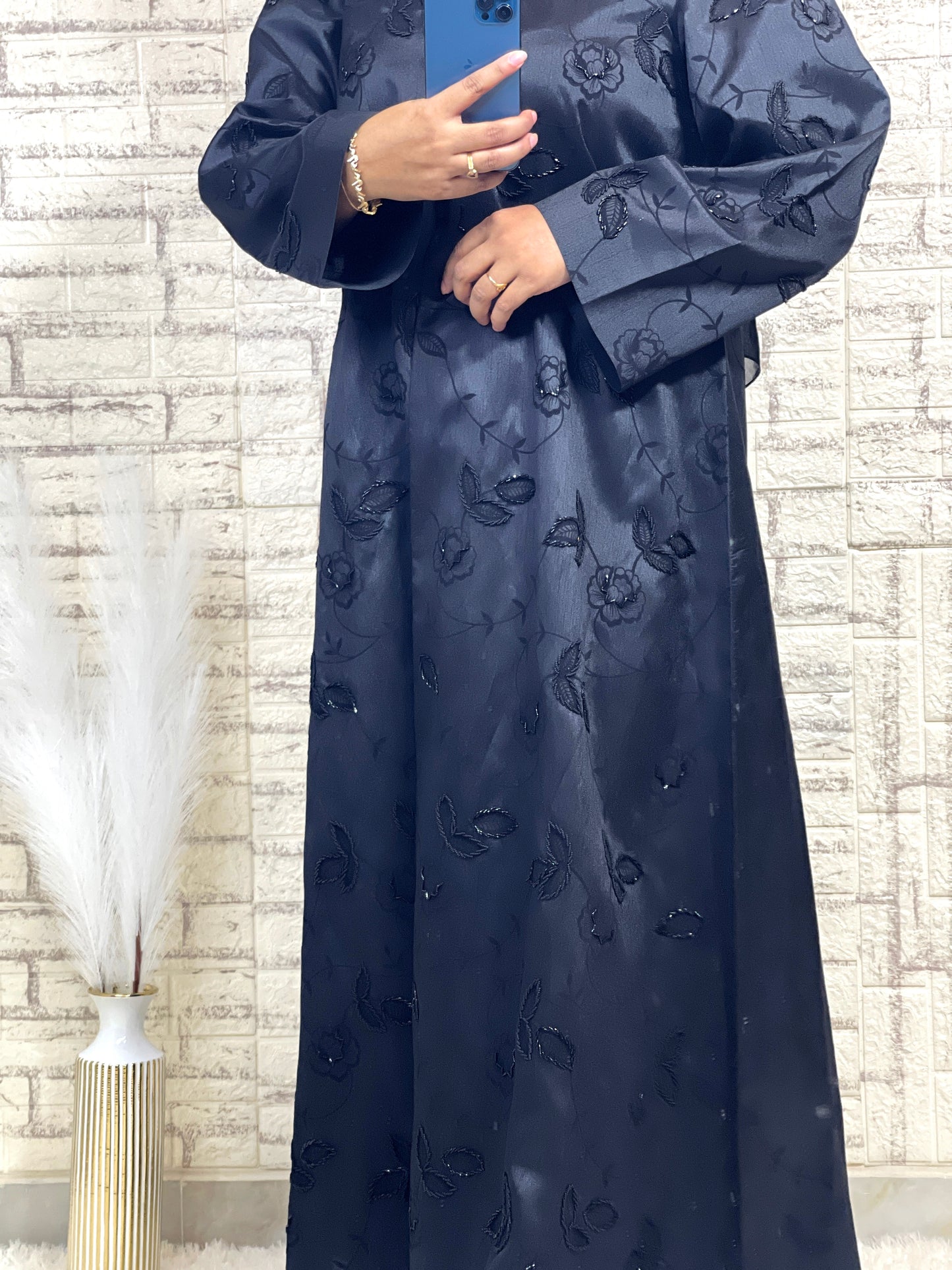 G010 Black Abaya set