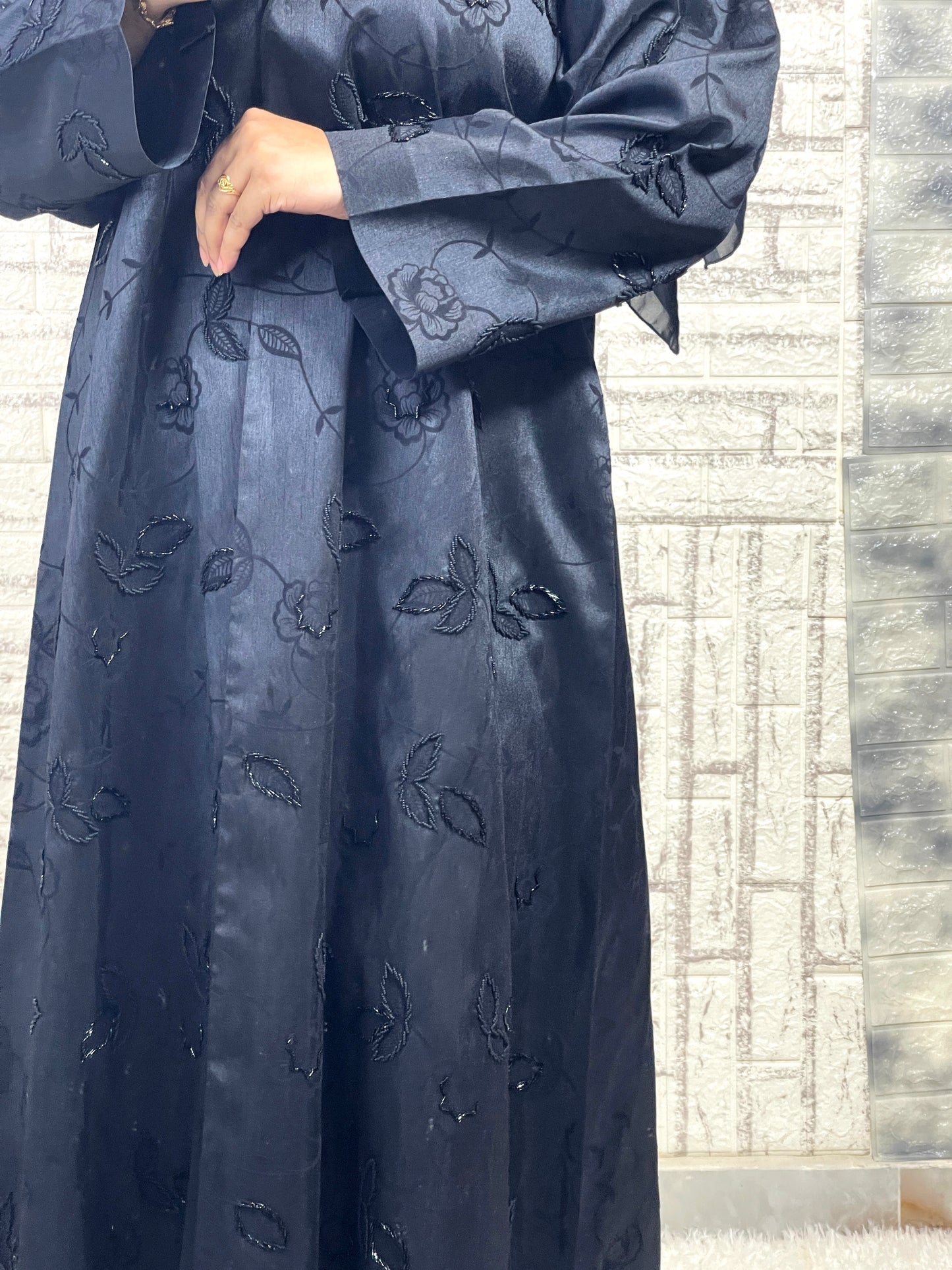 G010 Black Abaya set