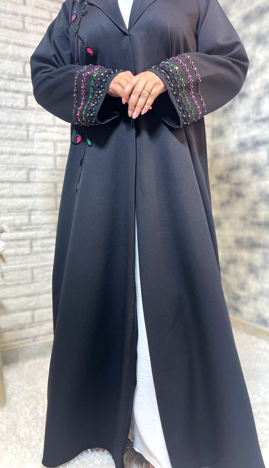 G009 Black Abaya Set