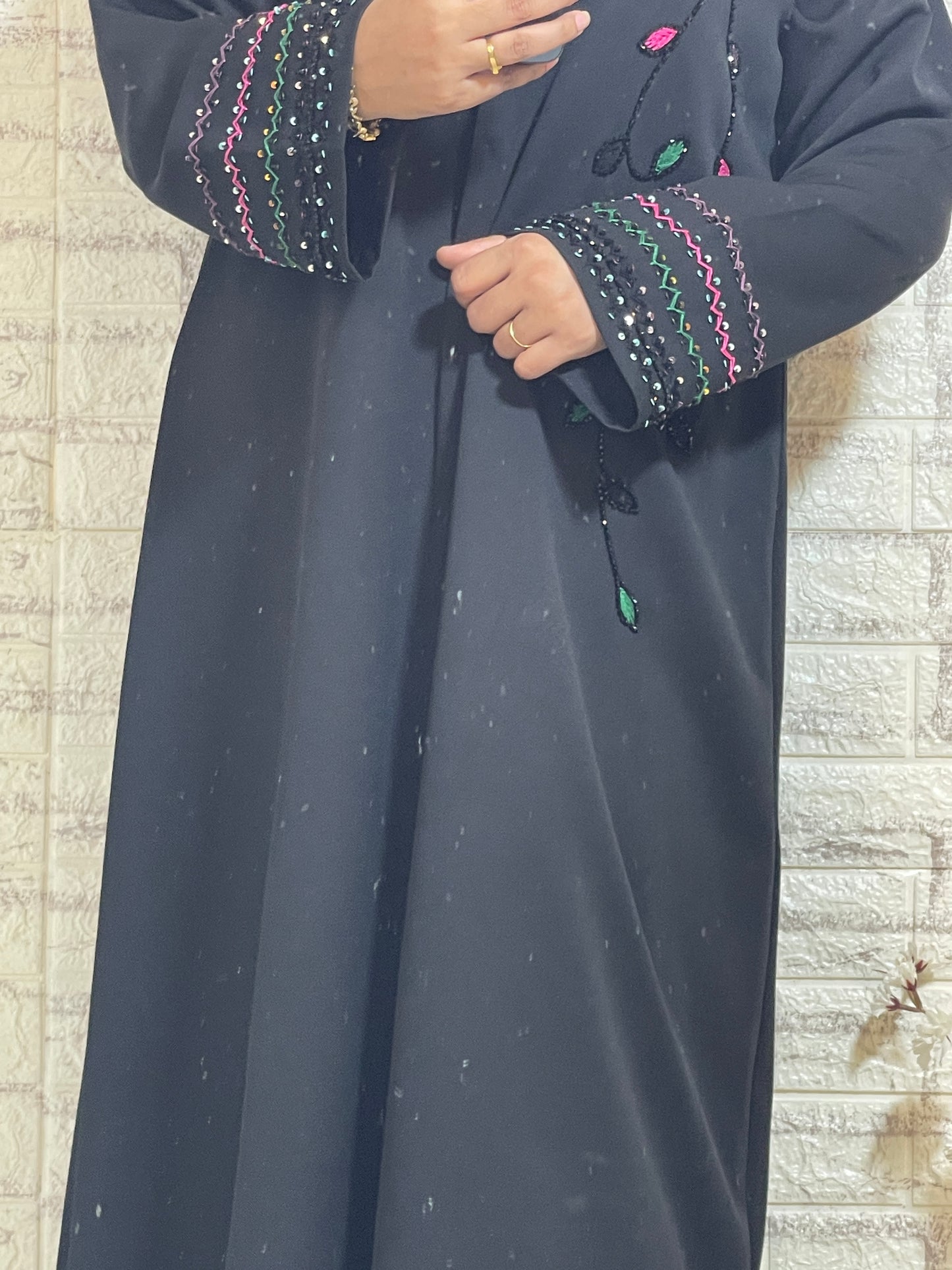 G009 Black Abaya Set