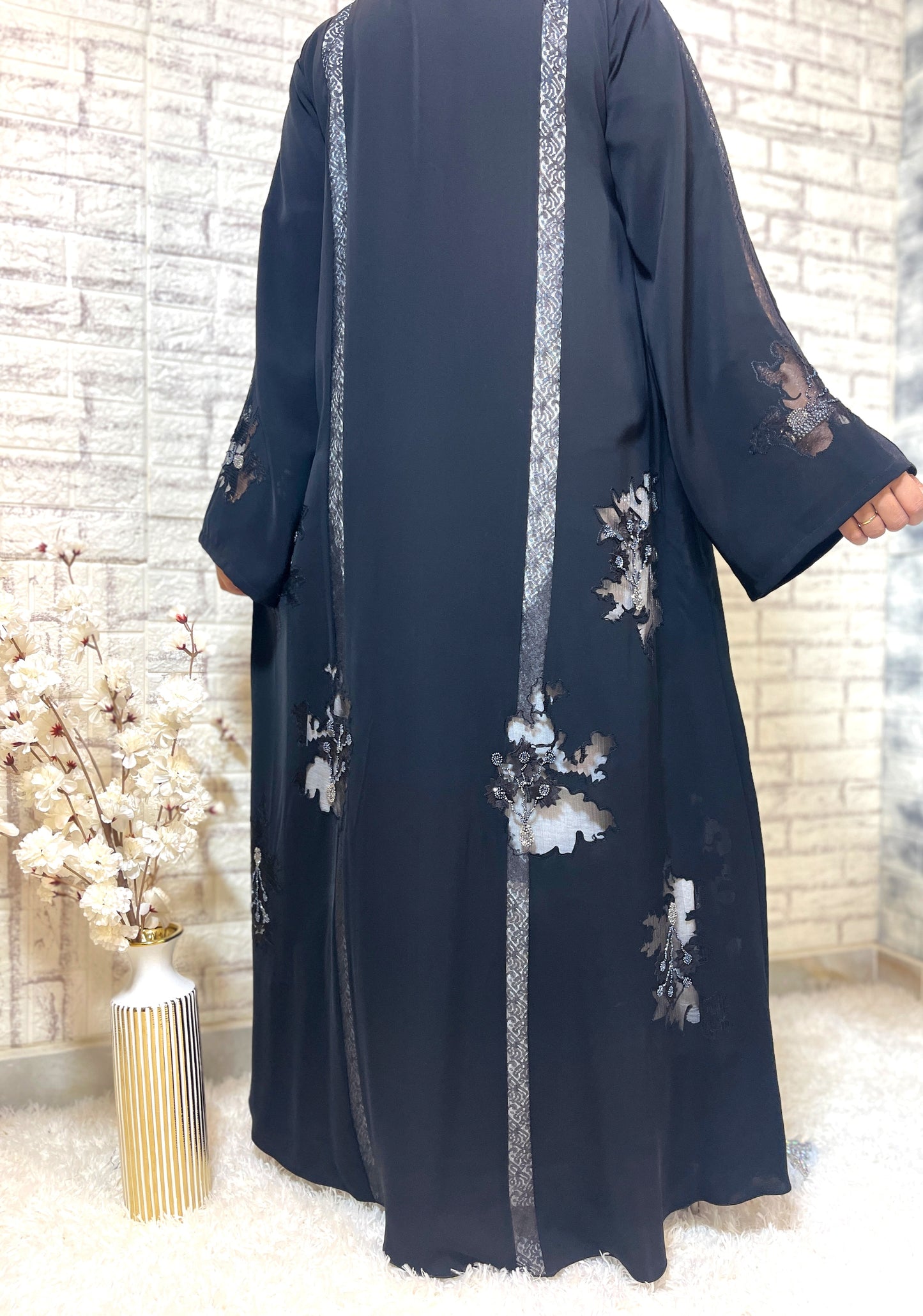 G005 Black Abaya Set