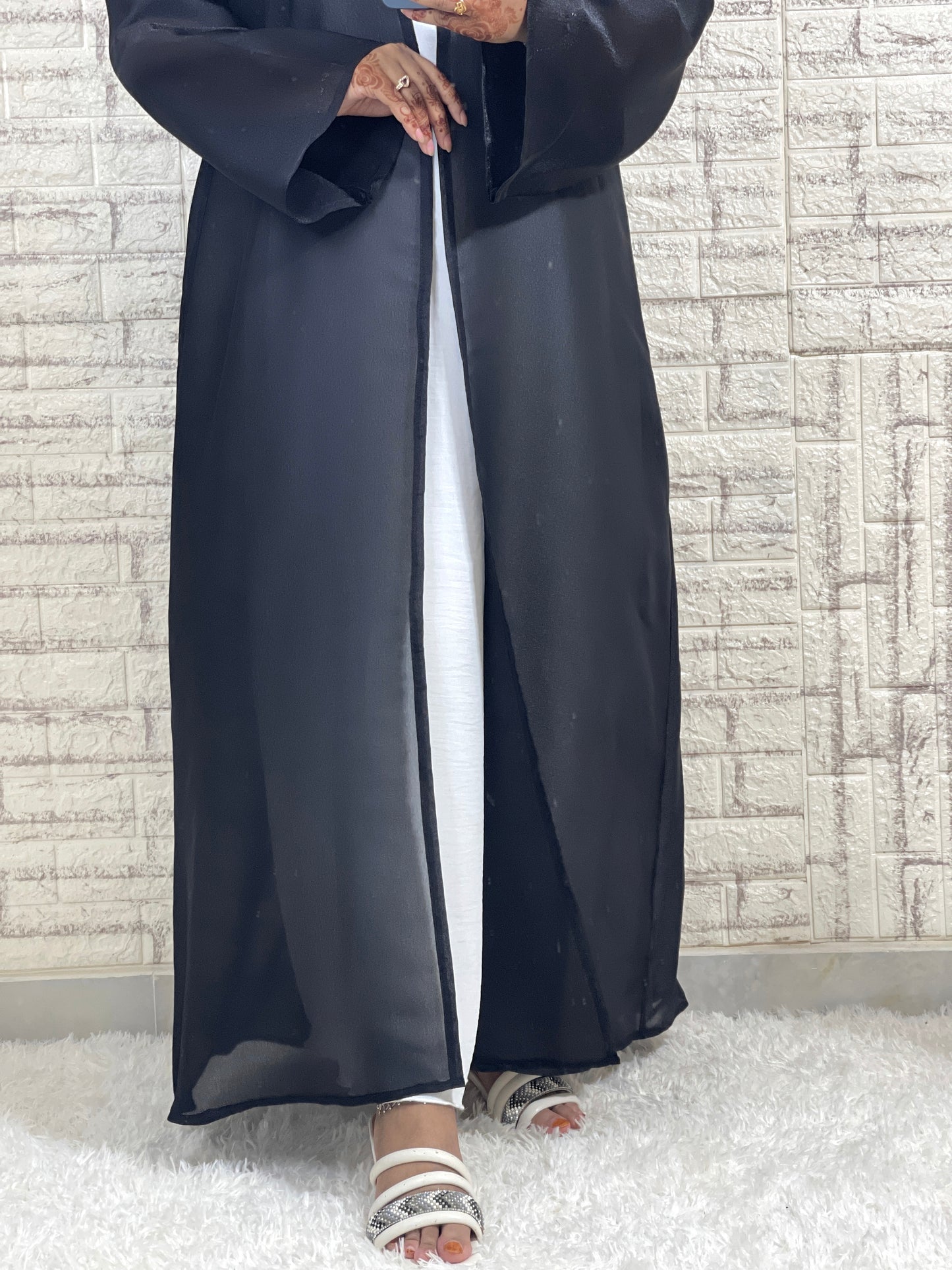 G007 Black abaya set