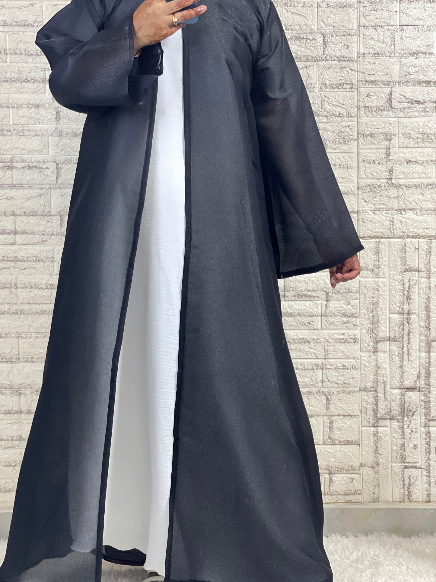 G007 Black abaya set