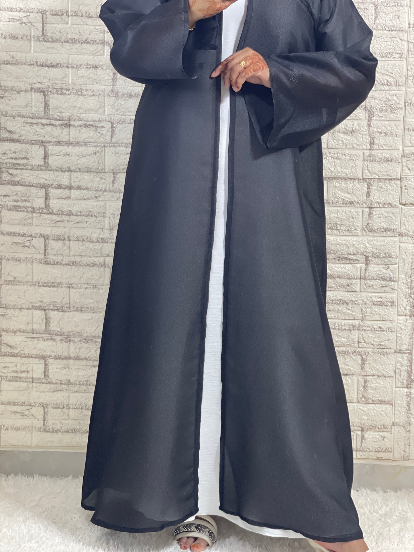 G007 Black abaya set