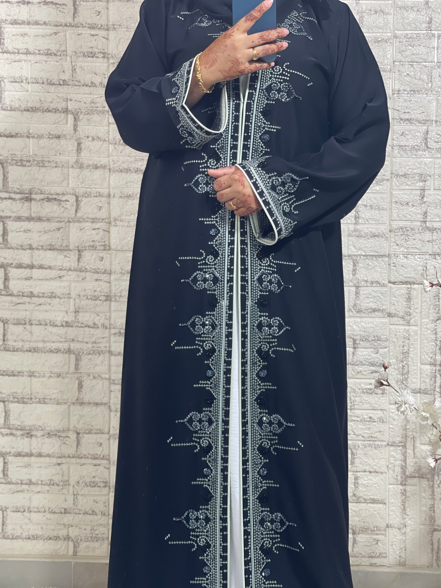 G030 Black Abaya Set