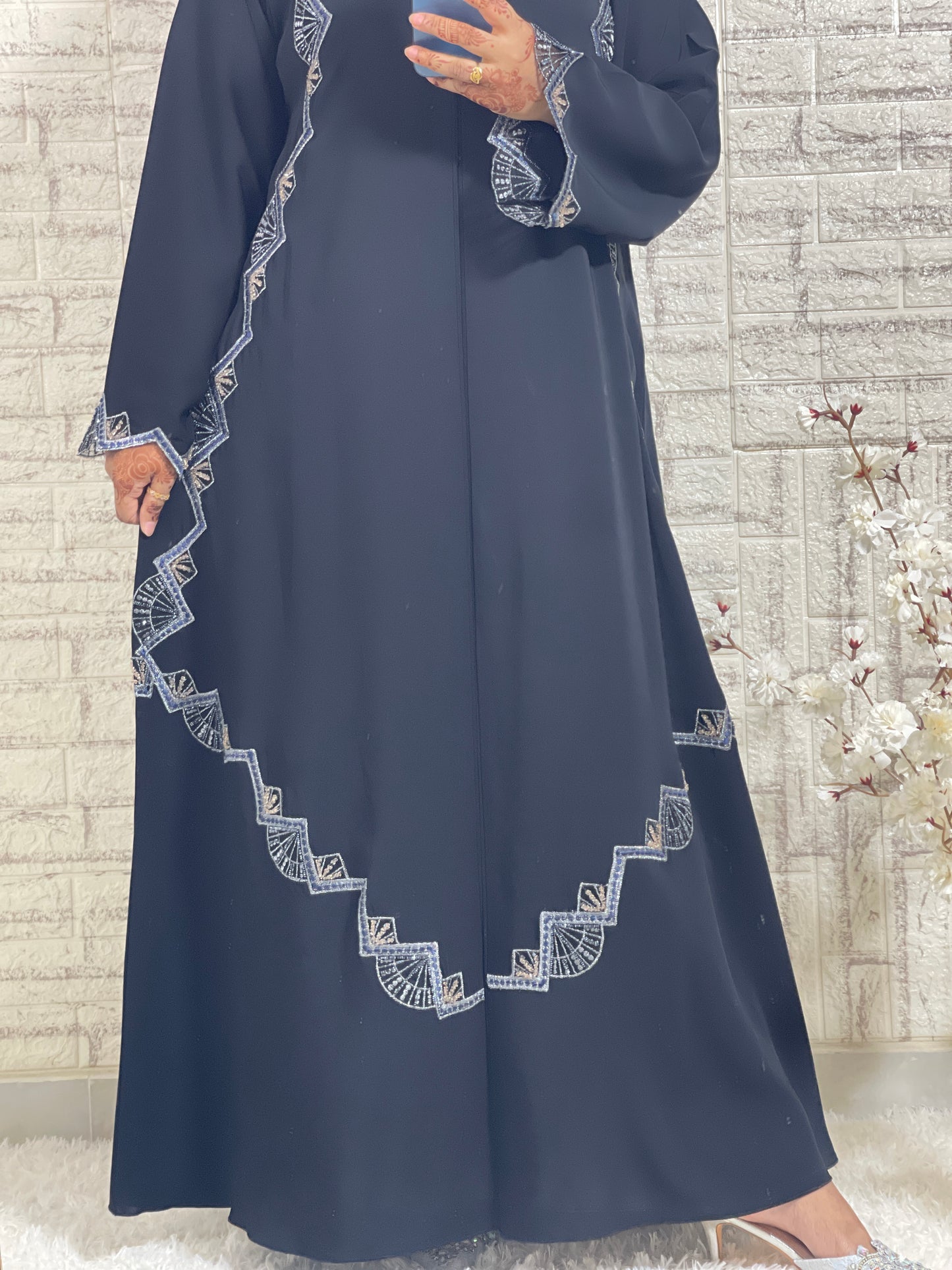 G029 Black Abaya Set